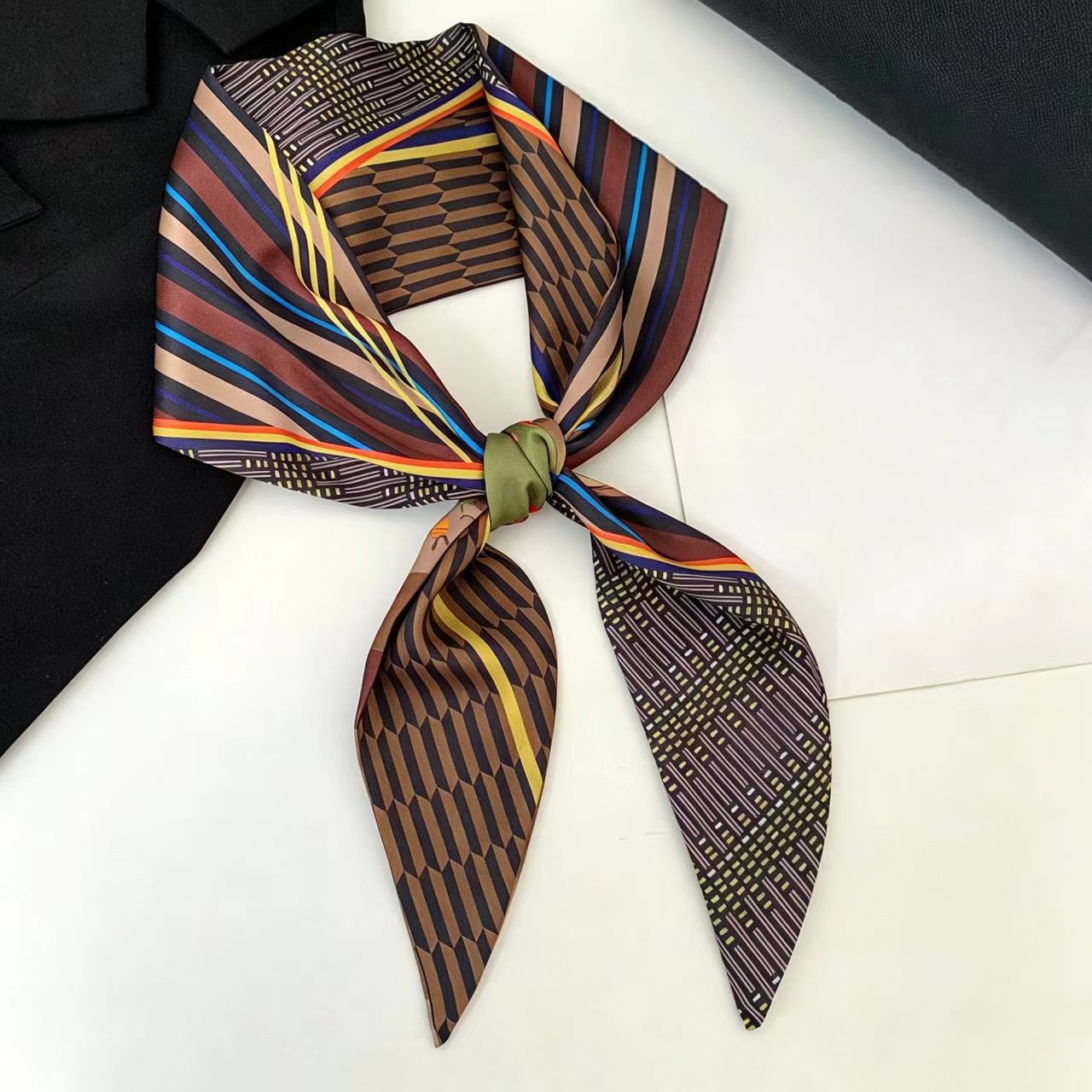 Luxury Print Long Hair Ribbon  - Face Scarf Mask ulasan dan harga