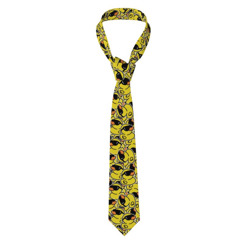 Cute Rubber Ducks Necktie Men  - Skinny Tie Men ulasan dan harga
