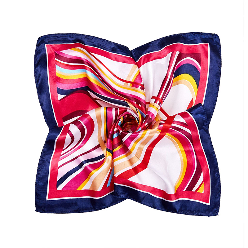 50*50cm Square Silk Scarves Sc - Scarf Silk Square ulasan dan harga