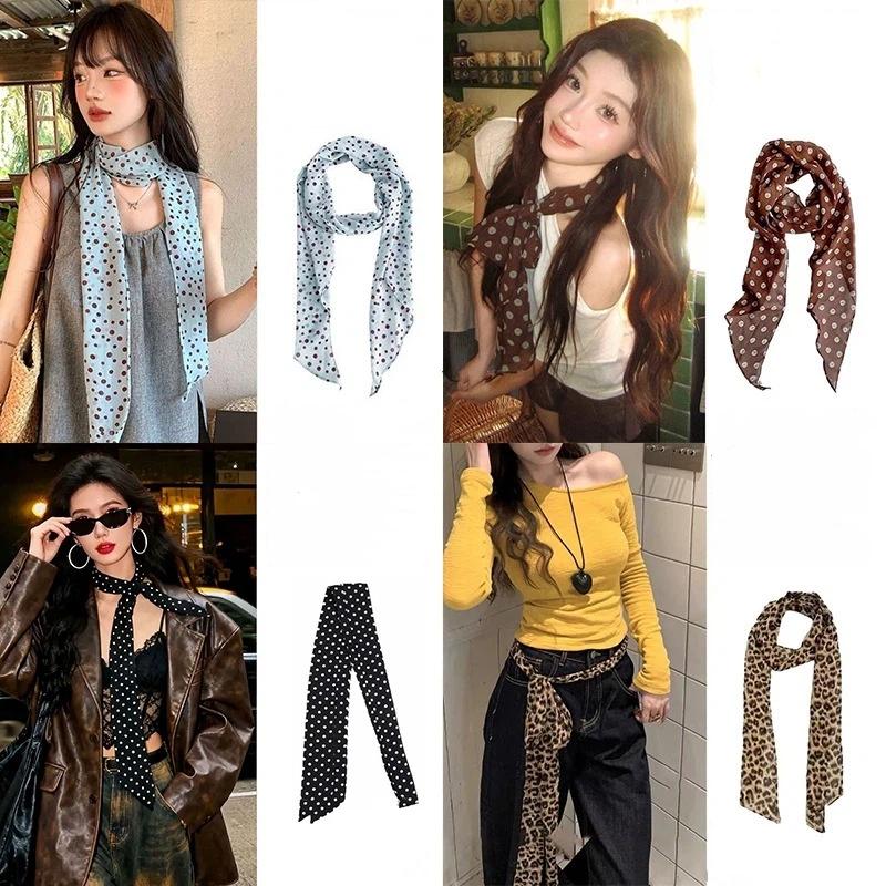 Polka Dot Floral Print Silk Sc - Face Scarf Mask ulasan dan harga