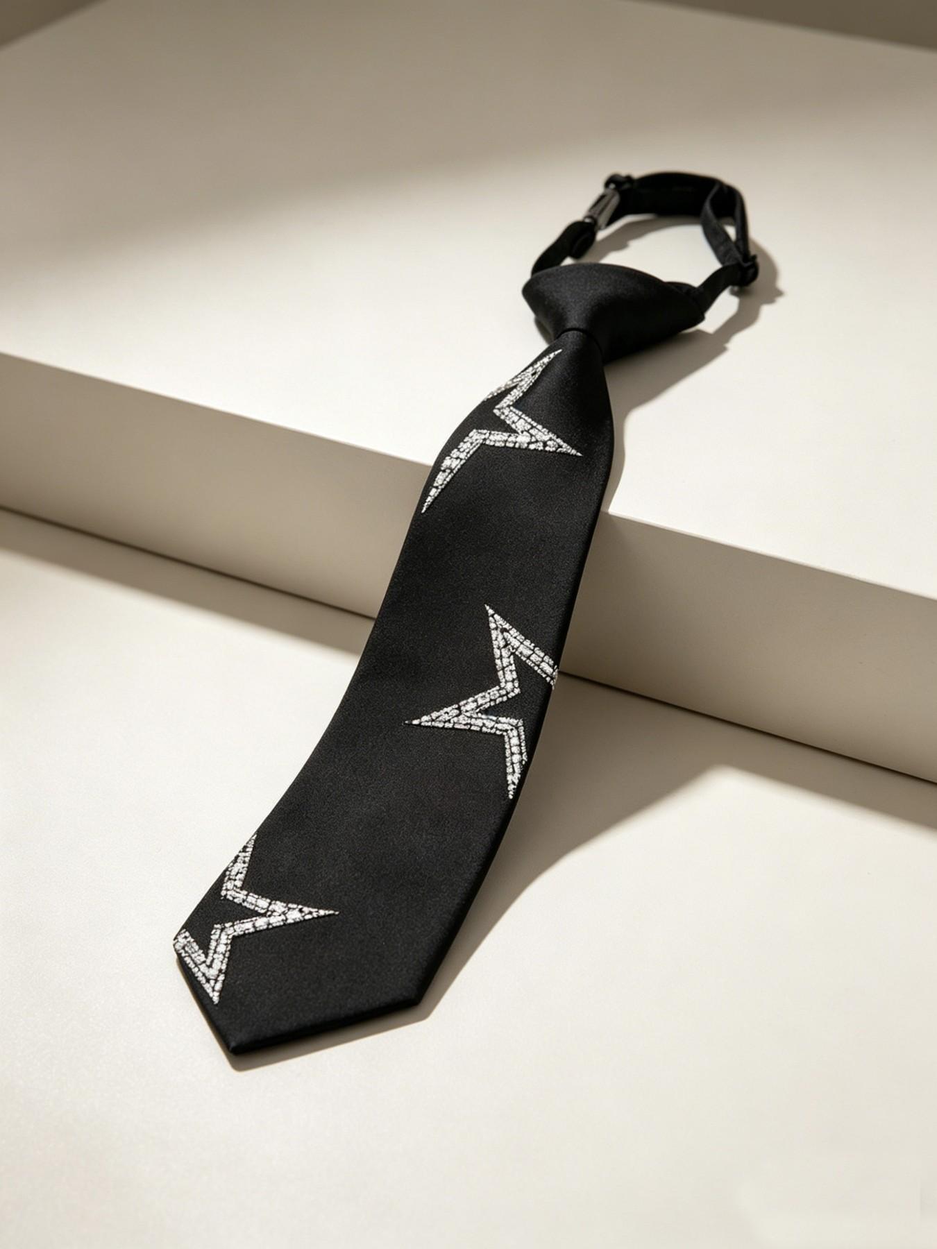Pre-Tied Star Sequin Tie, Adju - Bow Tie Pre Tied ulasan dan harga