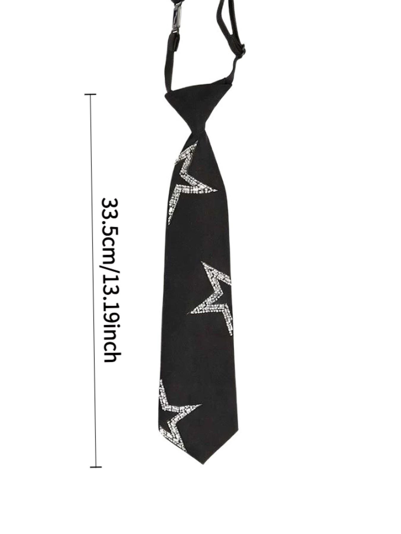 Pre-Tied Star Sequin Tie, Adju - Bow Tie Pre Tied ulasan dan harga