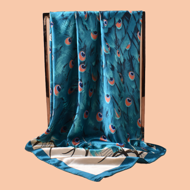 1PC Ladies Large Square Scarf  - Scarf Silk Square ulasan dan harga