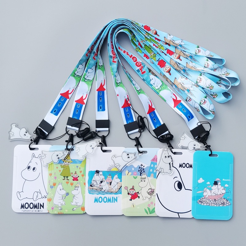 Cartoon Moomins Hard Card Hold - Lanyard Badge Holder ulasan dan harga