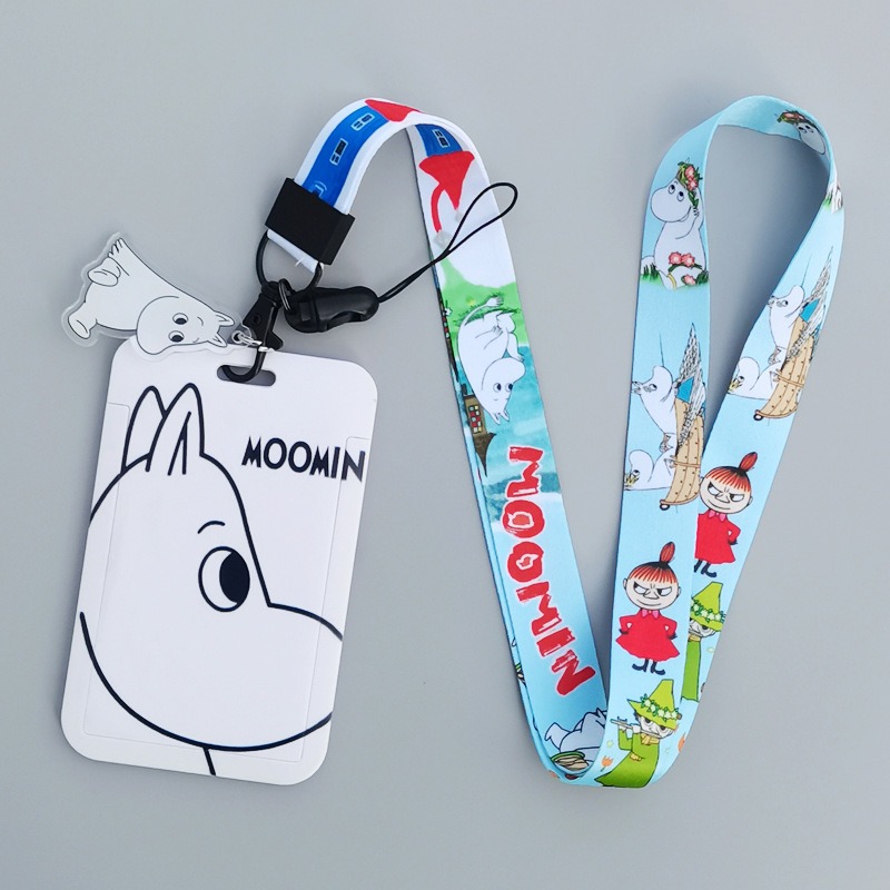 Cartoon Moomins Hard Card Hold - Lanyard Badge Holder ulasan dan harga