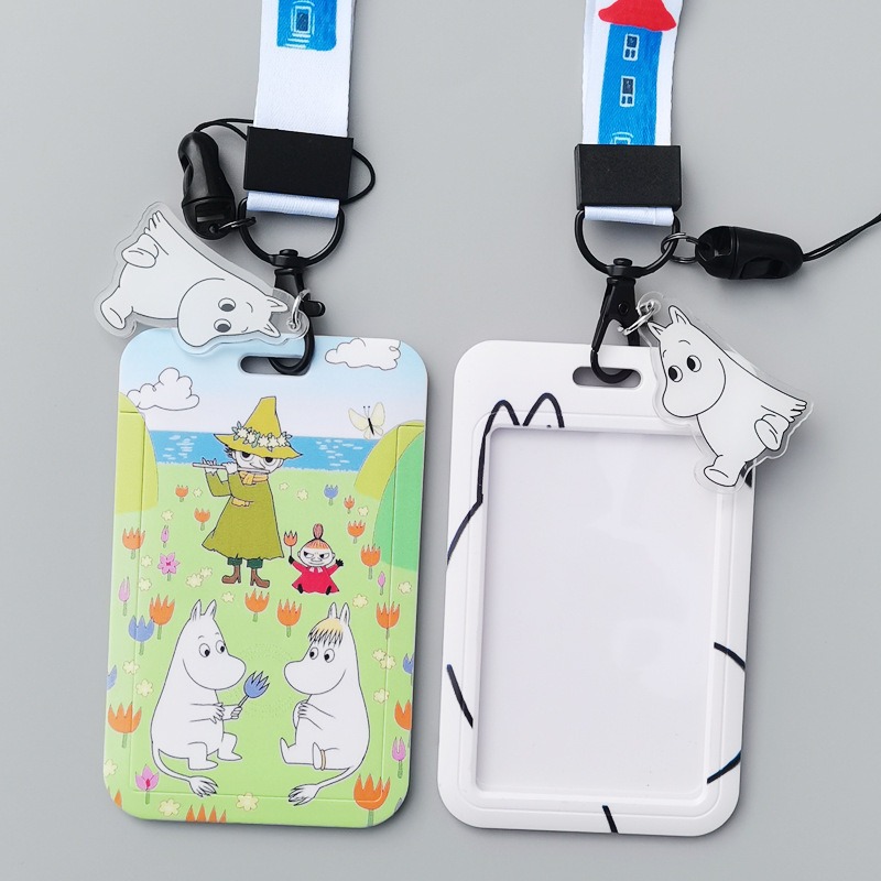 Cartoon Moomins Hard Card Hold - Lanyard Badge Holder ulasan dan harga